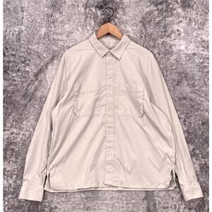 Lululemon Shirt Large Mens Relaxed Button Down Long Sleeve